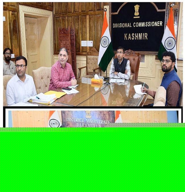Div Com Kashmir reviews progress on compassionate appointment cases
