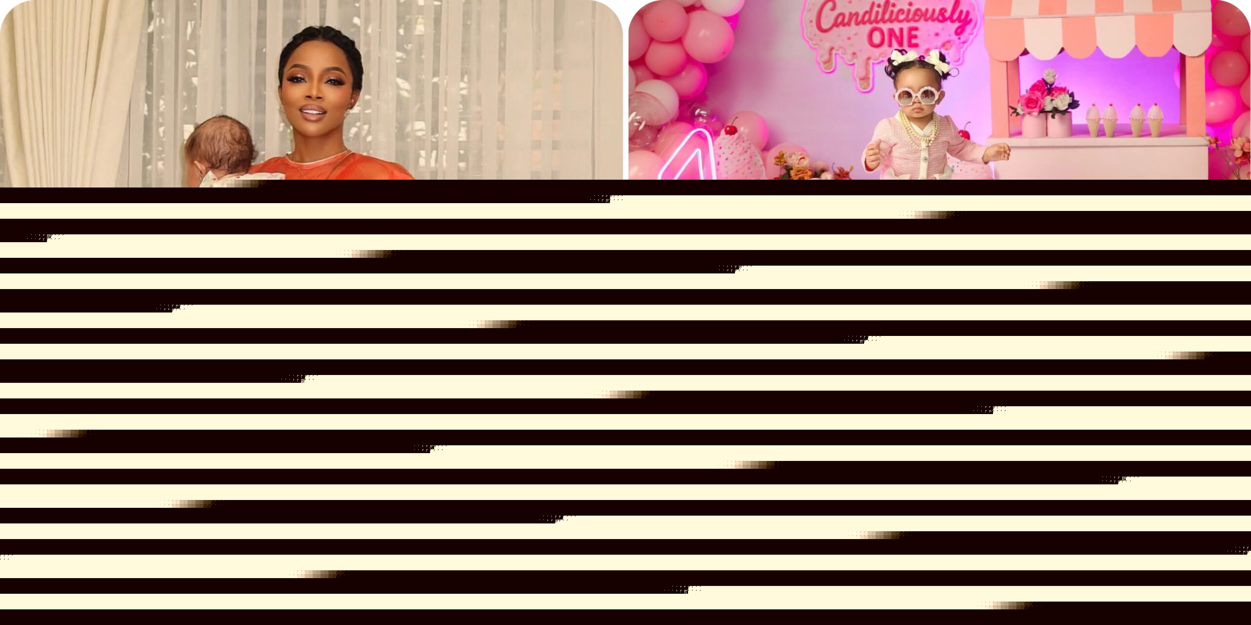 From answered prayer to first birthday: Inside Toke Makinwa’s journey to motherhood