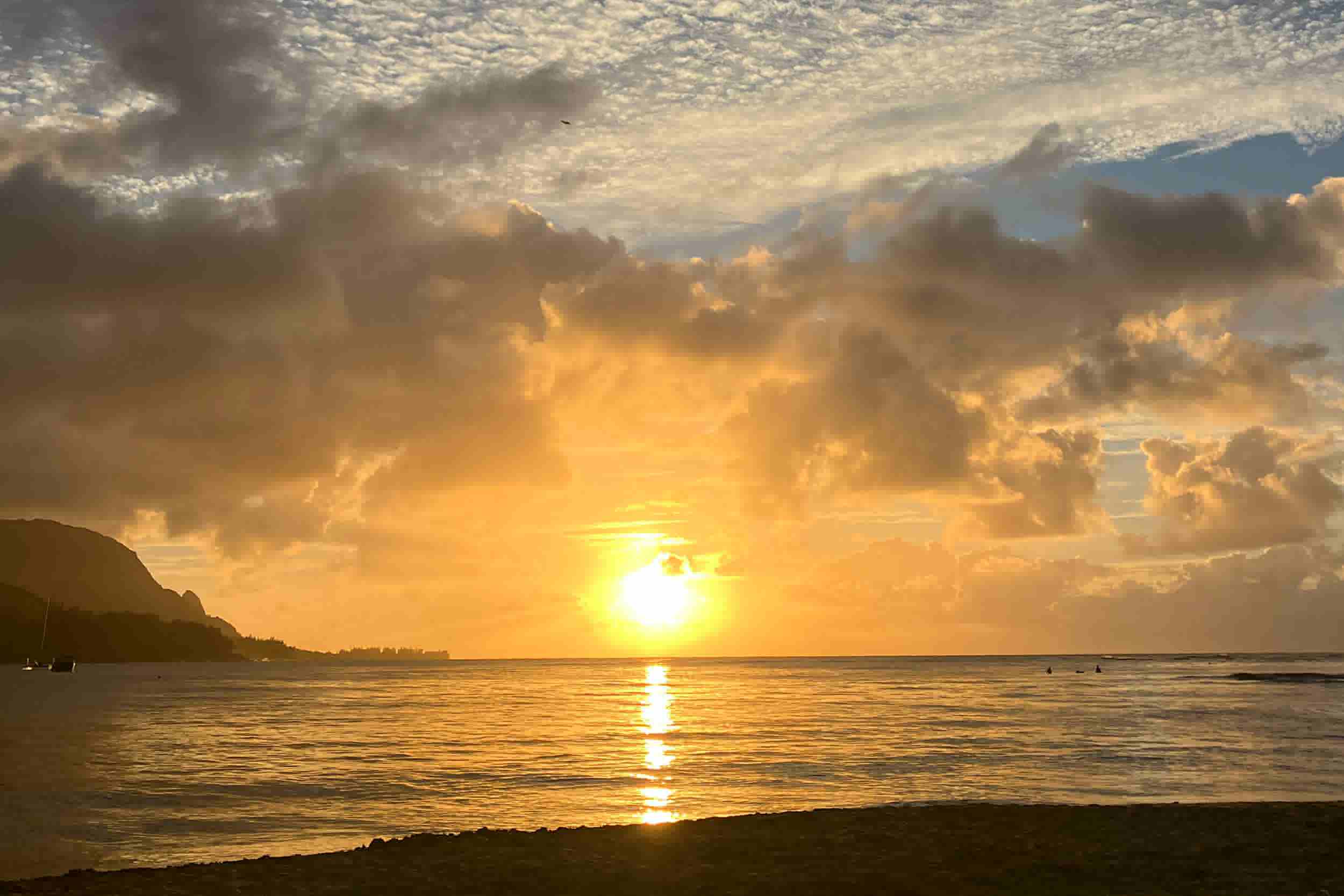 Hanalei Bay Sunset