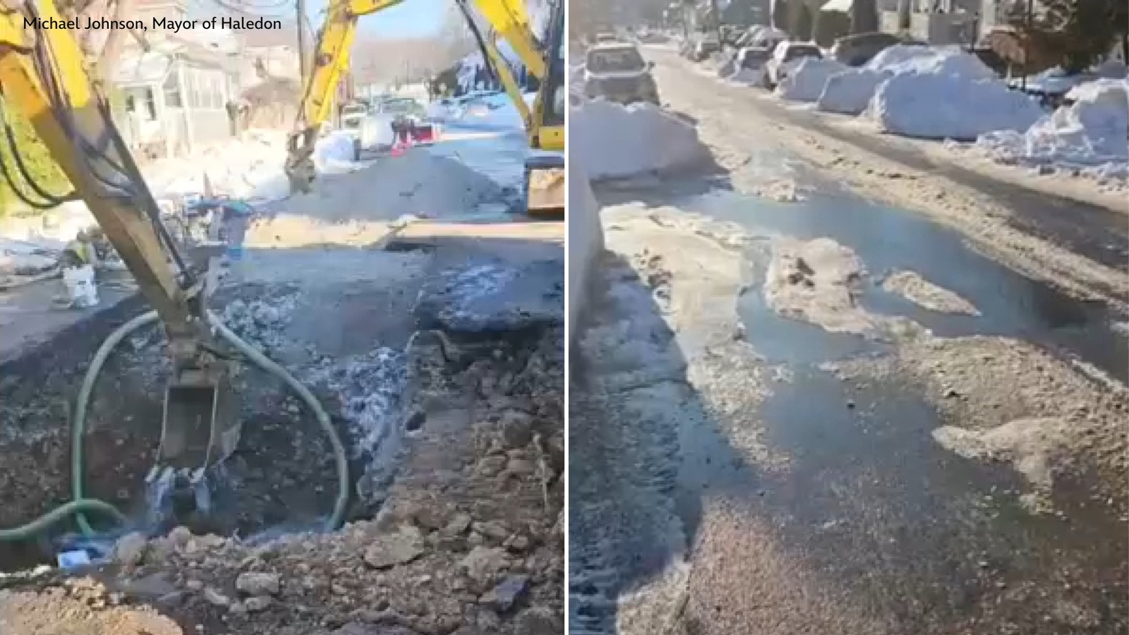 Multiple water main breaks cause 2 Haledon area high schools to close Thursday