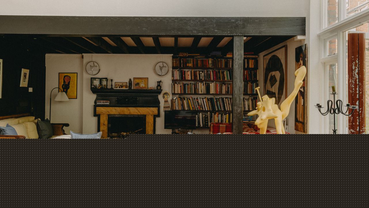 The joyfully creative house and studio of textile artist Pauline Caulfield