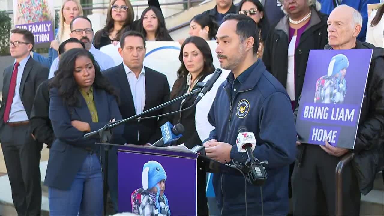 Liam Ramos: Supporters call for 5-year-old to be released