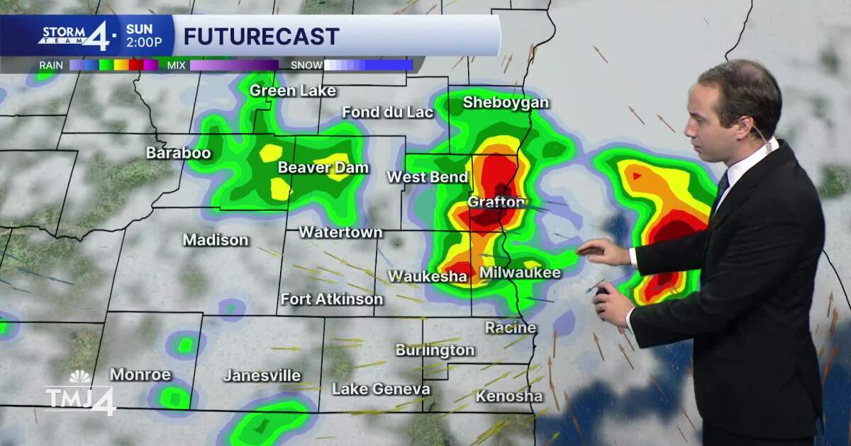 Southeast Wisconsin weather: Storms return today