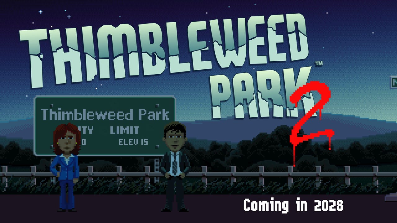 Thimbleweed Park 2 Announced for PC, Mac, and Linux by Monkey Island Creator