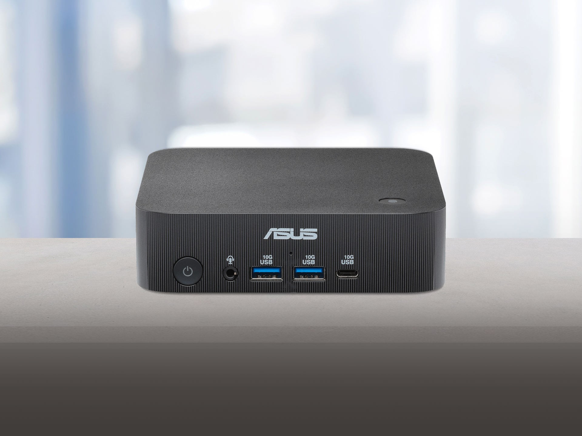 Asus ExpertCenter PN54-S1 mini-PC shown off with AMD Ryzen AI 200 CPUs and compact chassis