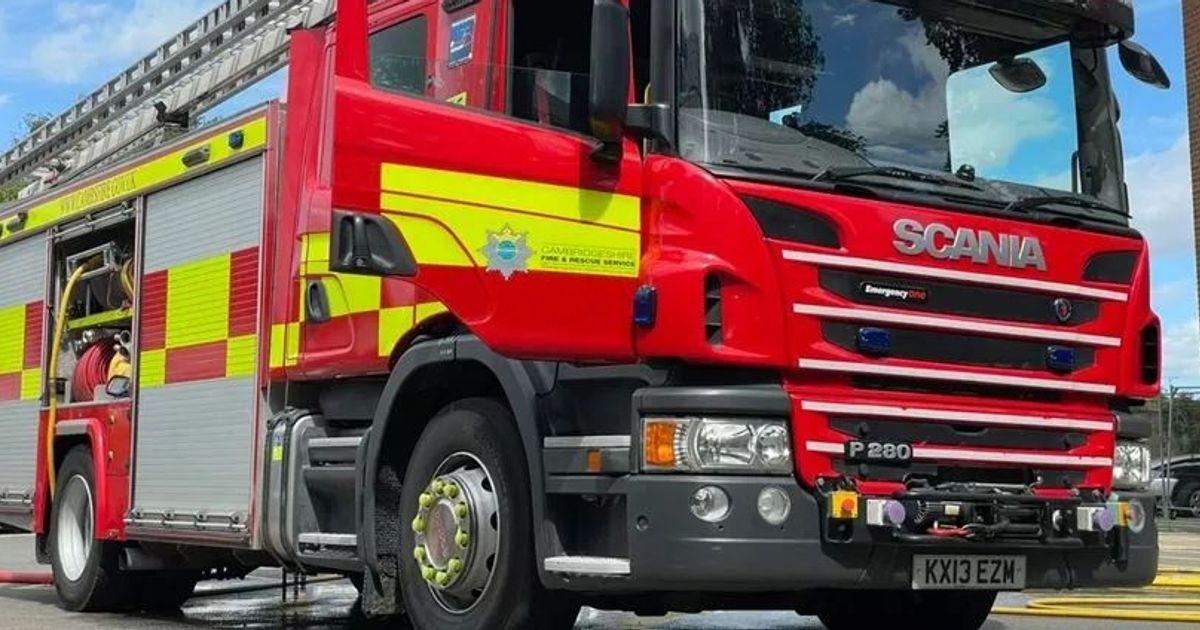 Man 'seriously injured' after barn fire which saw roof collapse