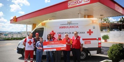 Oxxo Gas dona más de 30 mil litros de gasolina a diversas asociaciones civiles