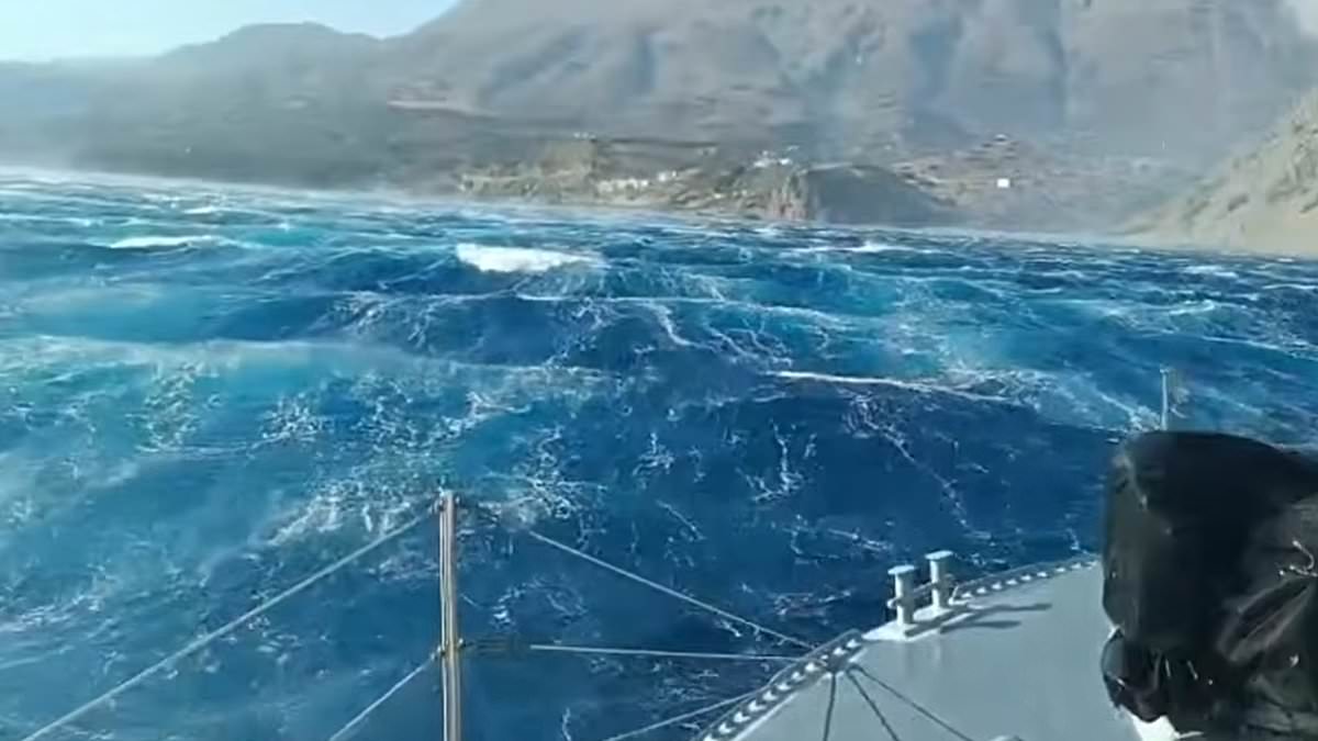 Greek fishermen join mission to save tourists from Crete beaches as thousands flee wildfires and infernos rage on multiple holiday islands