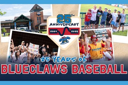 Jersey Shore BlueClaws celebrate 25 years with milestone season