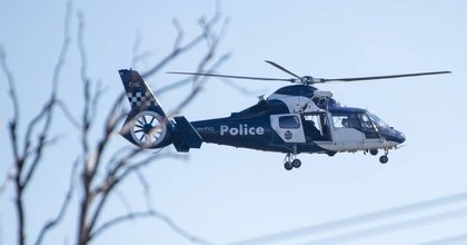 Air wing called in to locate driver of stolen car that crashed into prime mover