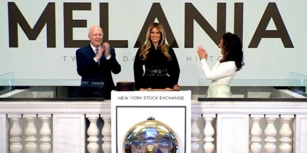 Wall Street Offers Lukewarm Greeting To Melania And Her Movie Grift