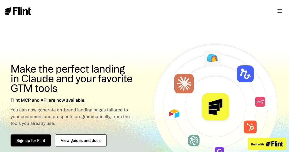 Flint API + MCP: Streamline Landing Page Workflows