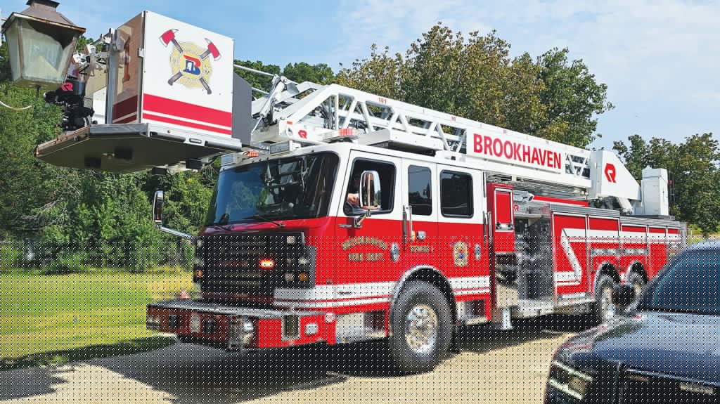‘Massive’ ladder truck added to Brookhaven Fire fleet