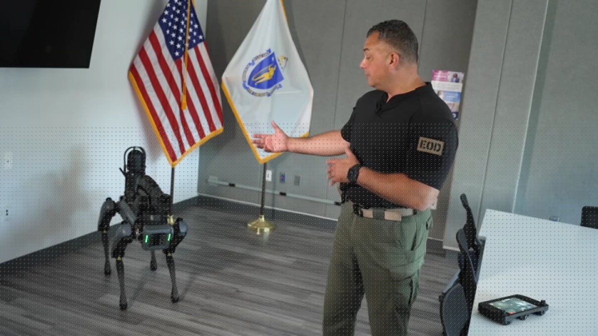 How robot dogs, flying drones are changing how Mass. State Police respond to crime