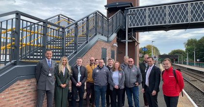 Step-free platform access and other improvements open at Flint railway station
