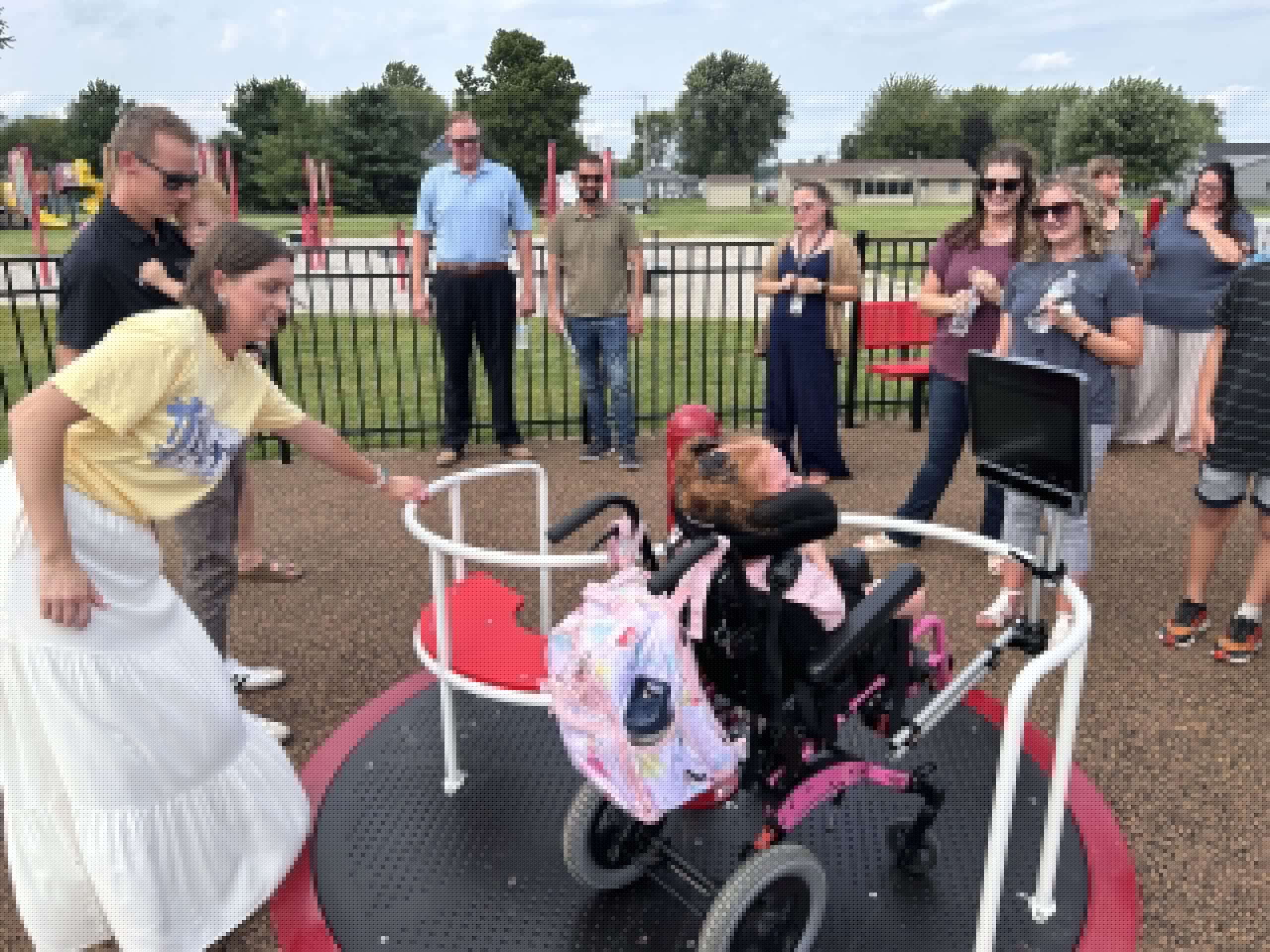 Selma Elementary opens Delaware County’s first accessible playground