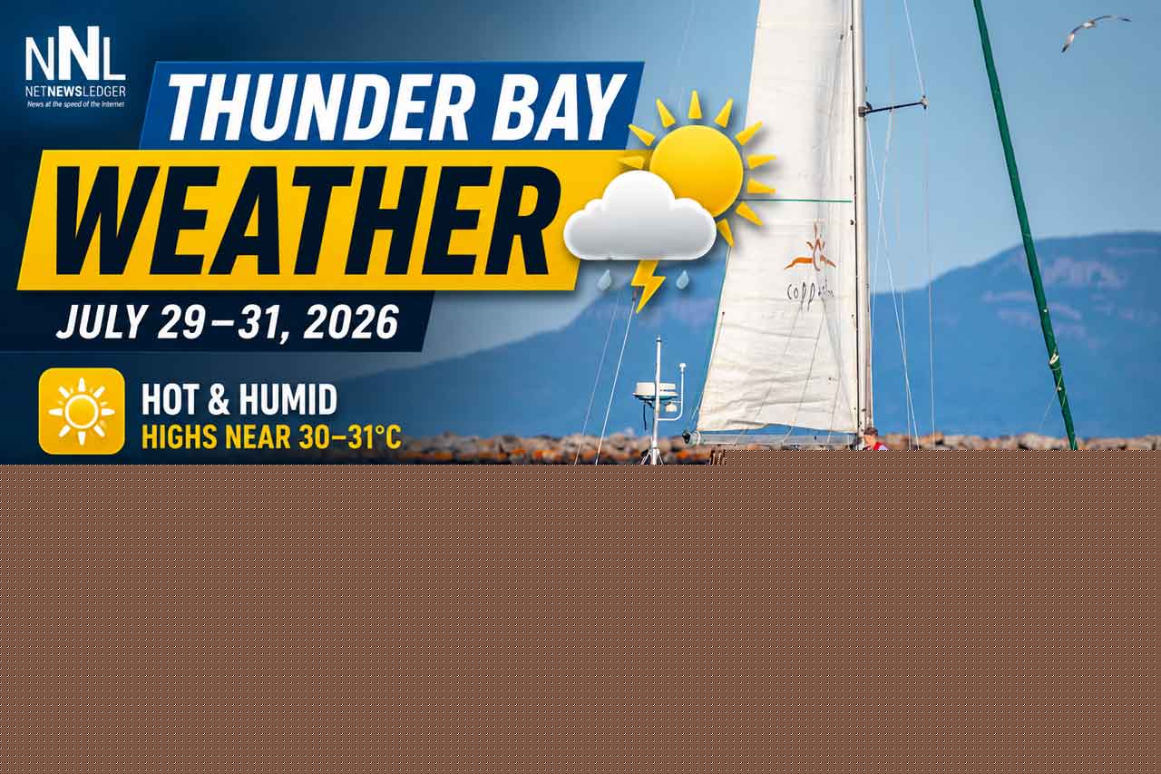 July 29, 2026: Thunder Bay Faces Afternoon Showers and Thunderstorm Risk