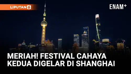 Festival Cahaya Meriahkan Malam Shanghai