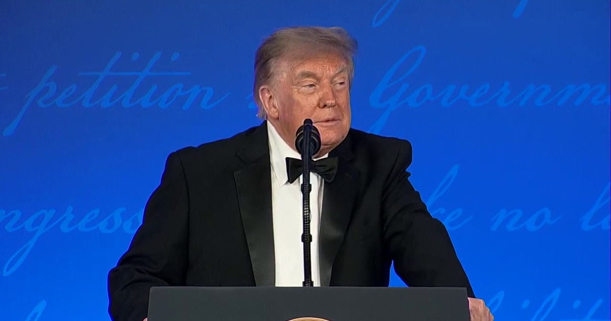 WATCH: President Trump speaks at rescheduled White House Correspondents' Dinner