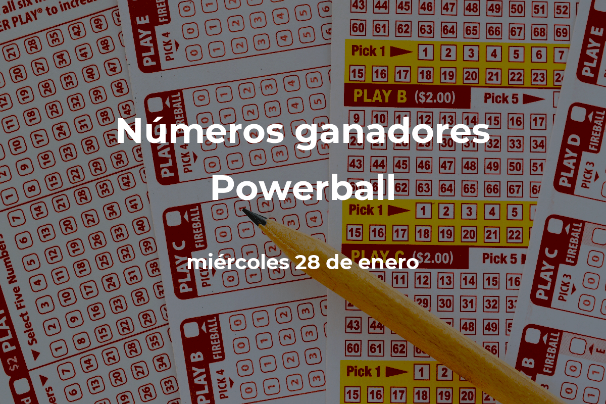 Powerball en vivo : resultados y números ganadores del miércoles 28 de enero de 2026