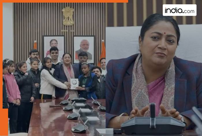 CM Rekha Gupta hosts World Champion Blind Women’s T20 cricket team at Mukhyamantri Janseva Sadan