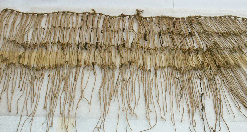 Comment on These knotted cords may hide the first evidence that the Incas collected taxes by Peru's Serpent Mountain sheds its mysterious past - WorldNews
