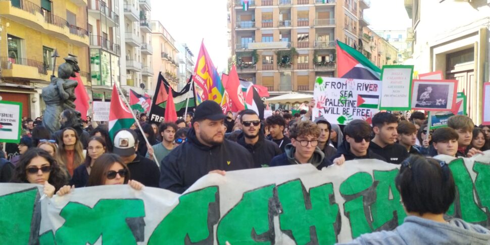 General strike, also in the Calabrian city the Pro-Pal procession: “Solidarity knows no boundaries” photos