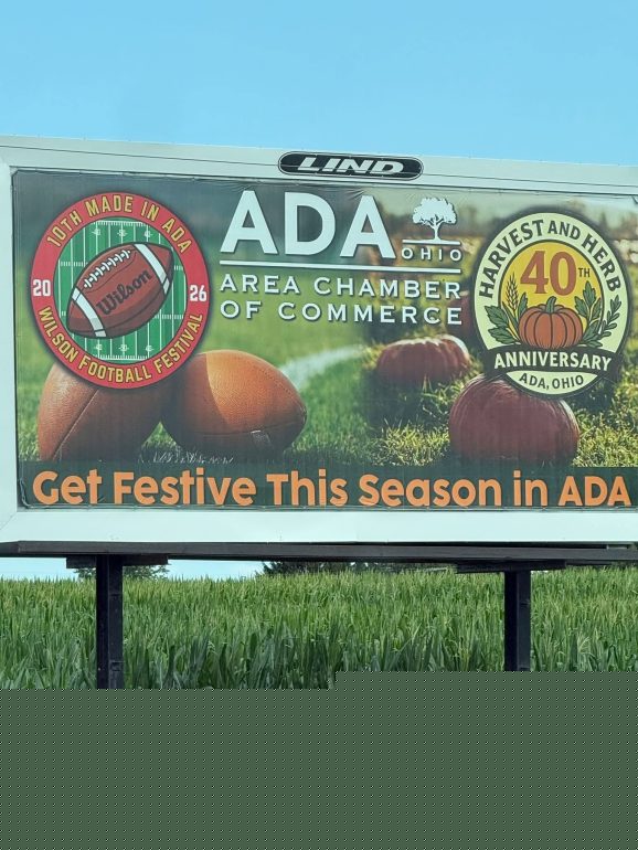 New Billboard Promotes Ada’s Milestone Fall Festivals