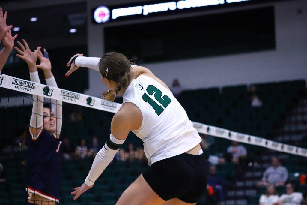 Volleyball falls to Albany in three sets