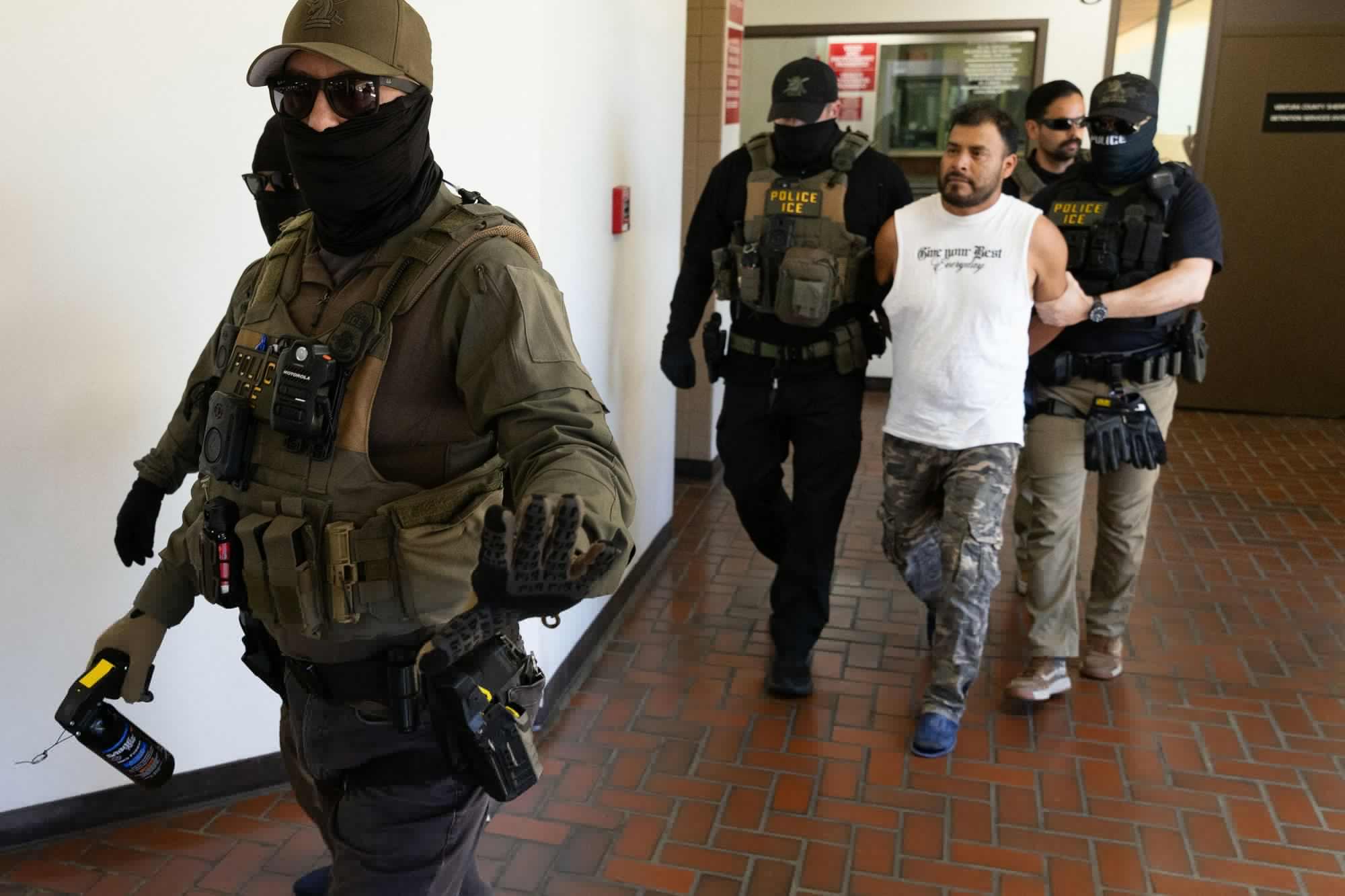 With new tactics, ICE reaches new high in monthly arrests