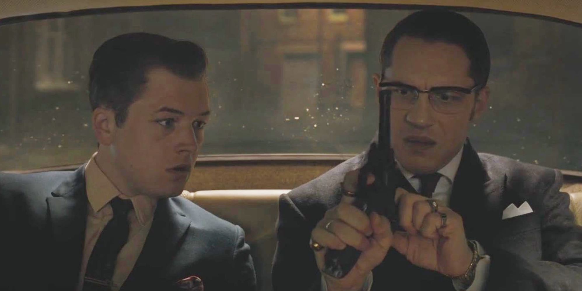 Taron Egerton admits he kissed Tom Hardy in unscripted Legend scene