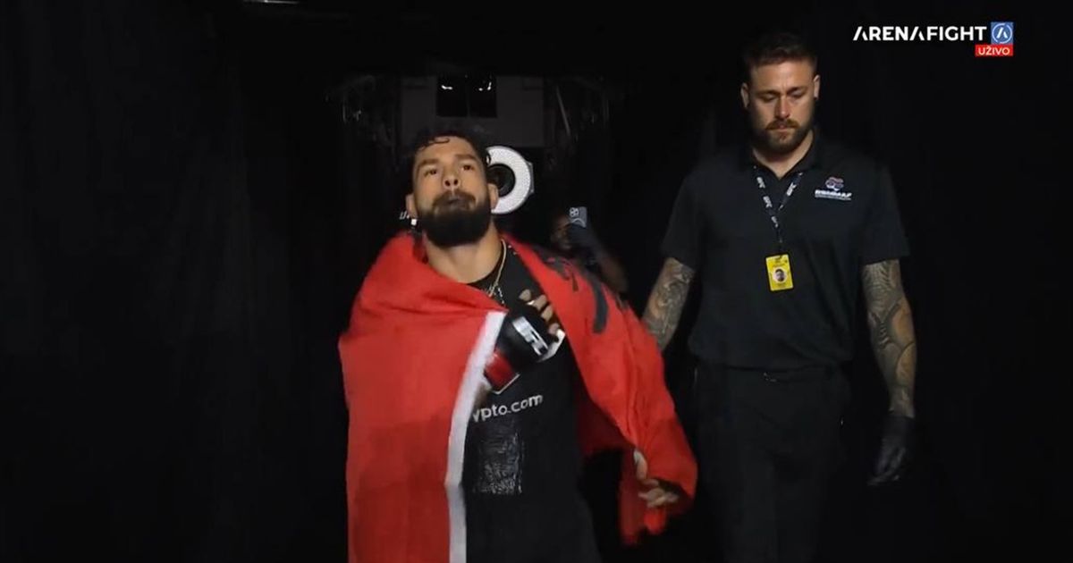 Albanac koji je provocirao "orlom" i zastavom na UFC u Beogradu se oglasio: “Bog blagoslovio Srbiju”