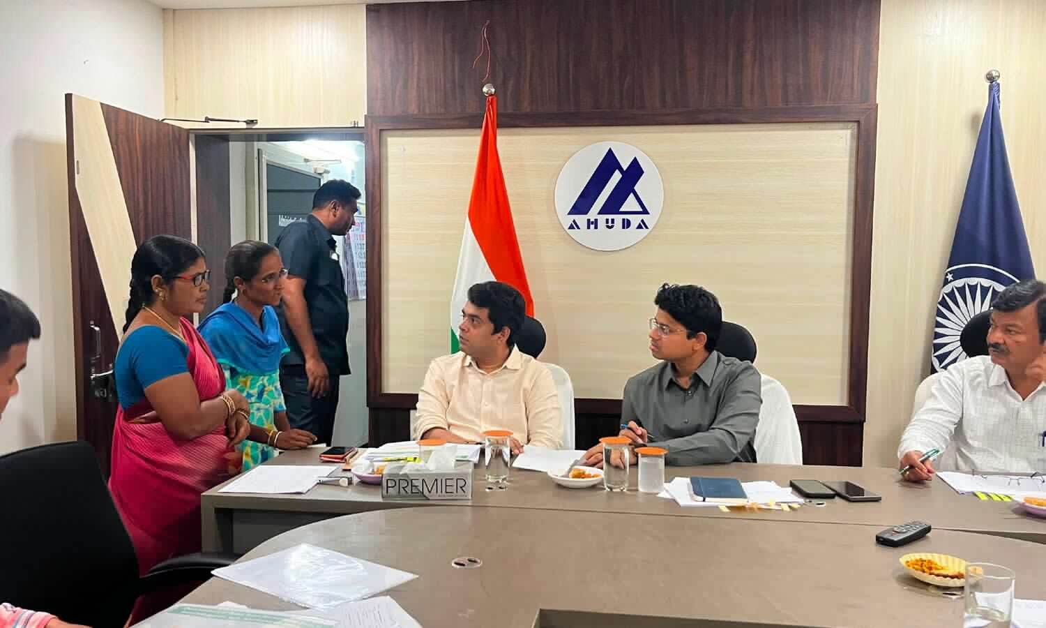 AHUDA directs prompt action on public grievances, illegal layouts