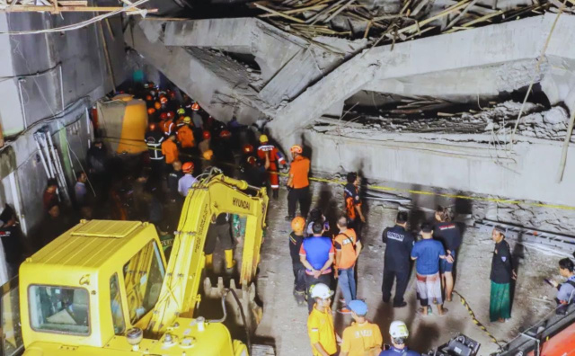 Several Feared Trapped in Indonesia School Building Collapse