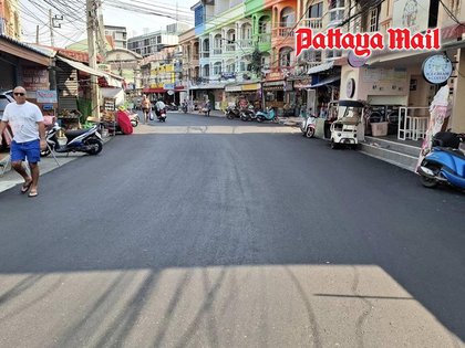 Fresh asphalt, renewed confidence as foreign visitors praise Pattaya’s road and sidewalk upgrades