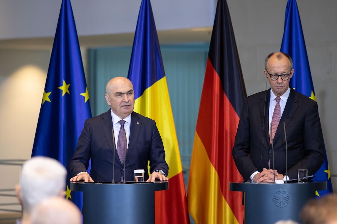 Romanian PM, German chancellor reaffirm Ukraine support and deepen bilateral ties in Berlin