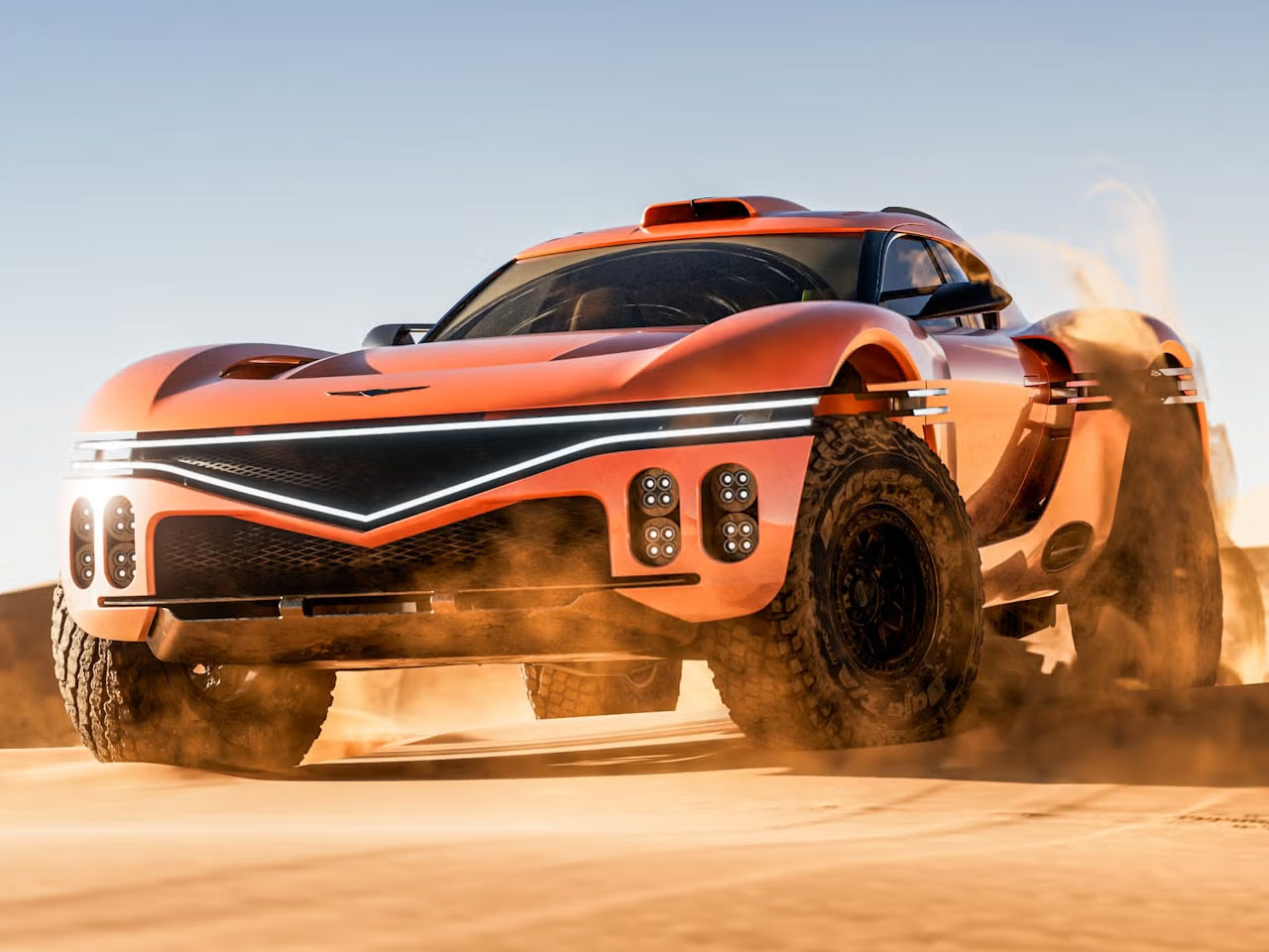 V8 powered Genisis x Skorpio off roader is not just a pretty face