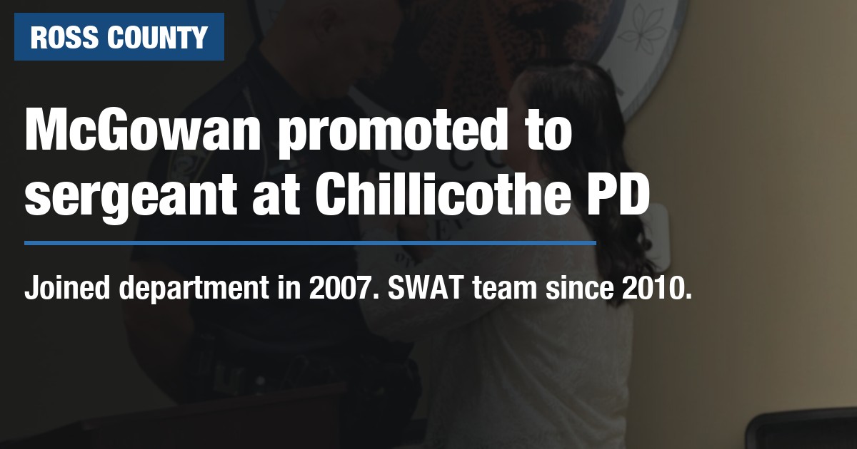 Chillicothe police officer promoted to sergeant