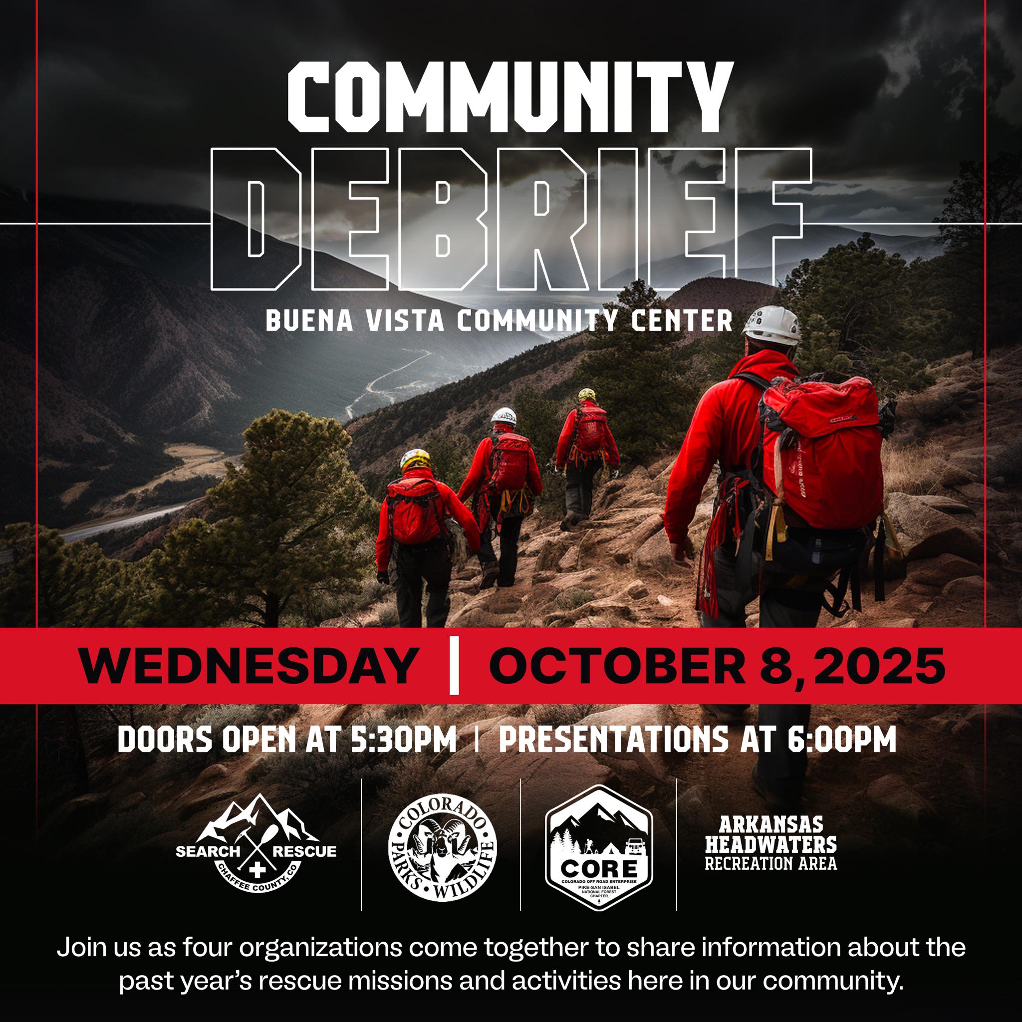 Third Annual Recreation and Safety Community Debrief Scheduled for October 8