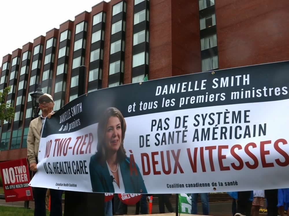 Charlottetown rally calls for premiers to back away from health care privatization