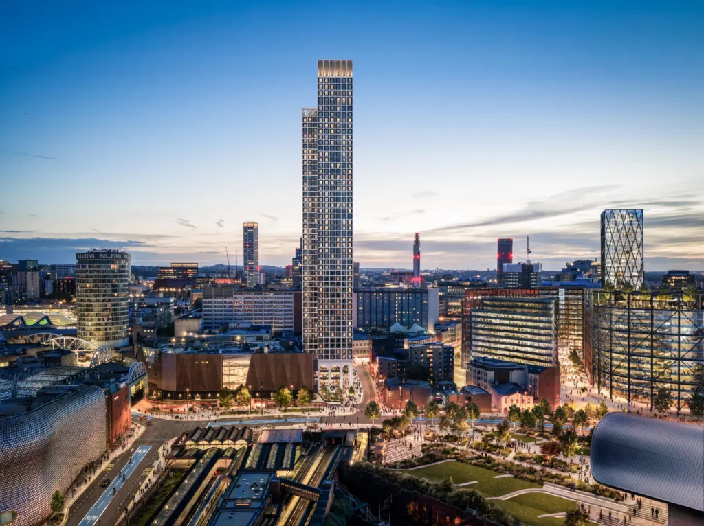 Plans unveiled for Bluecastle’s 53-storey Birmingham BTR tower