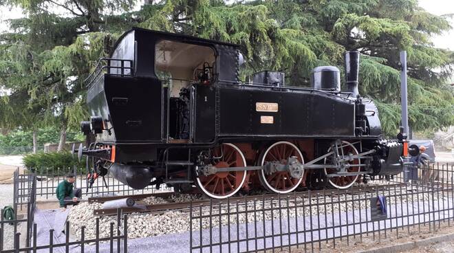 Castello di Brescia, al via il restauro della Locomotiva n.1