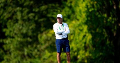 Gianfranco Zola at the wheel for Europe’s Ryder Cup team in New York