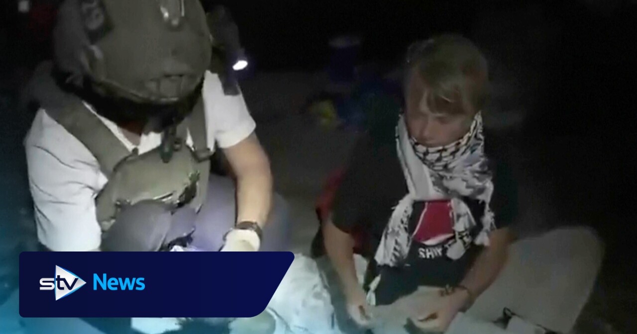 Activists say Israeli navy has intercepted almost half of Gaza aid flotilla