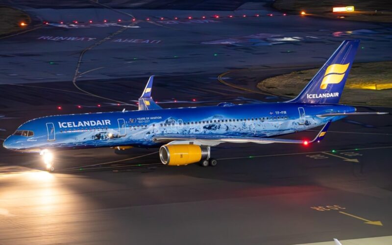 Icelandair retires B757-200 in Vatnajökull glacier livery after 8 years’ service
