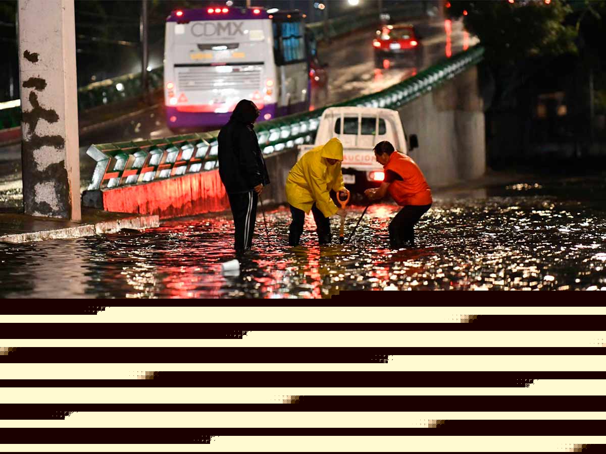 Caen cerca de 30 millones de metros cúbicos de agua en CDMX