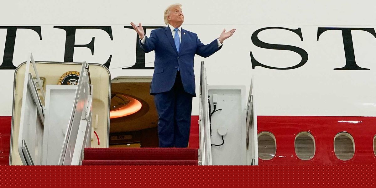 Trump caves on promise to gift 'flying palace' to his presidential library: report