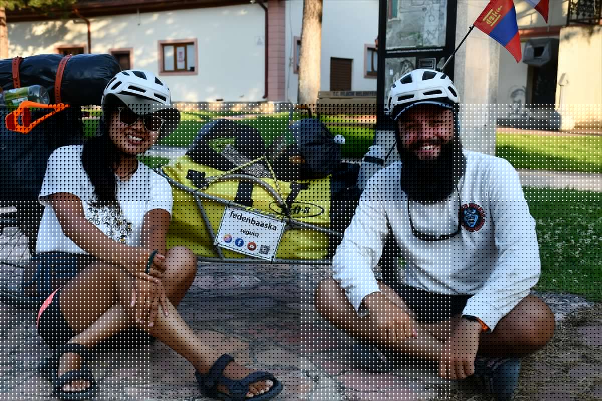 Tandem Bisikletle Roma'dan Moğolistan'a Farkındalık Yolculuğu