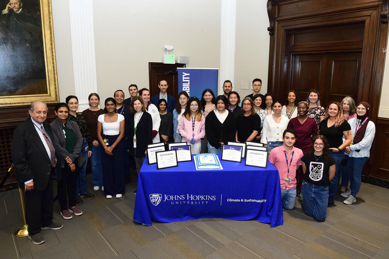 Johns Hopkins earns top honors in annual International Freezer Challenge