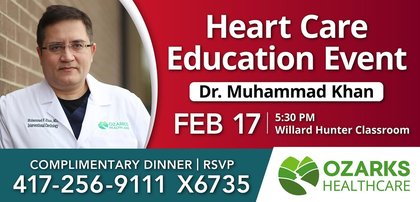Heart Health the Topic at Free OZH Dinner in February
